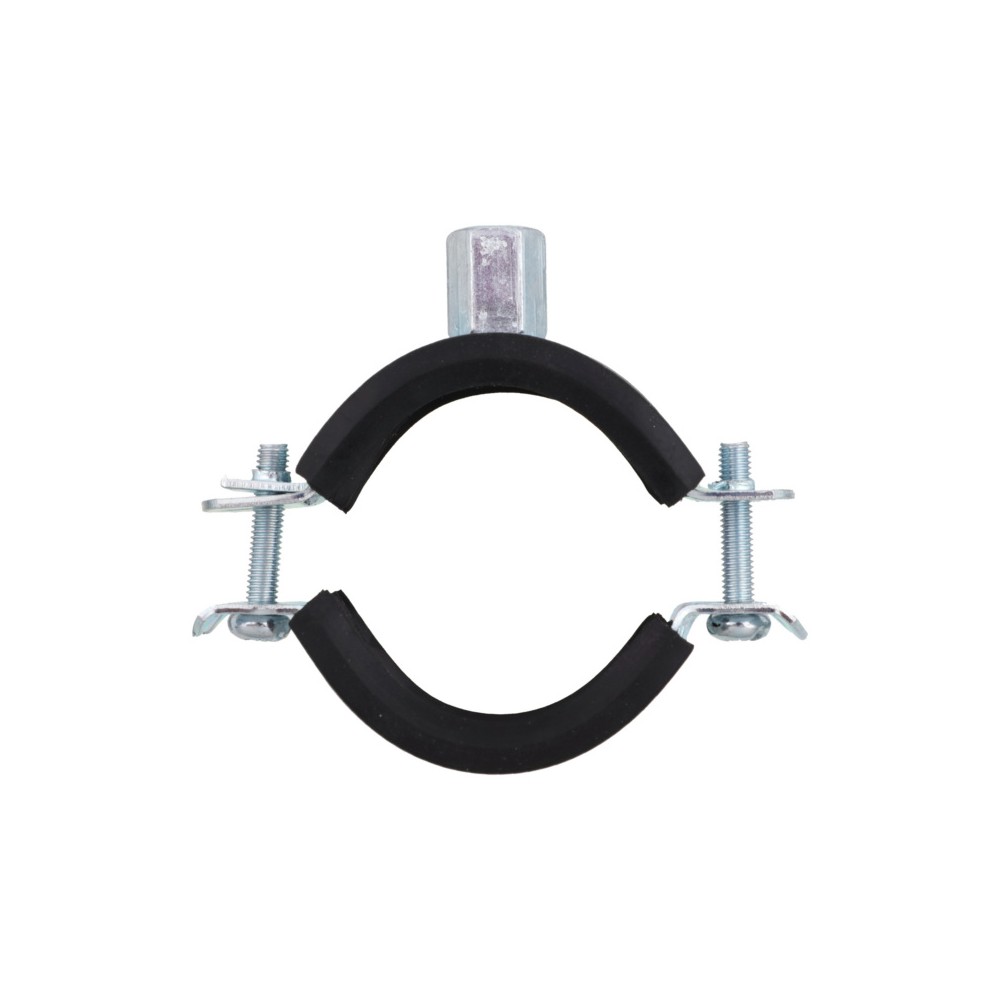 Two-screw pipe clamps, M8/M10 connecting thread, 32–35 mm/1 inch