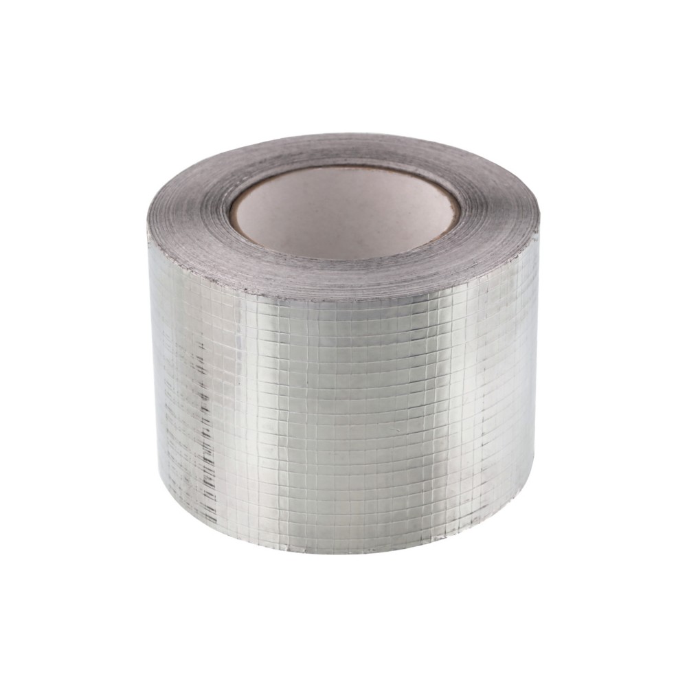 Self-Adhesive Aluminium Foil Tape 100 micron 50m x 50mm 