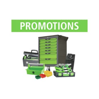 Assortments and work equipment promotions