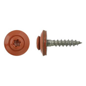 Roofing screws, SW dia. 15 mm, RAL 8004