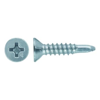 With recessed head and milling ribs, zinc plated