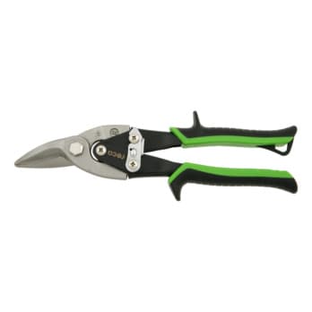 Sheet metal shears with lever action