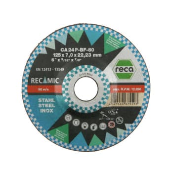 Rough grinding disc 6 to 8 mm