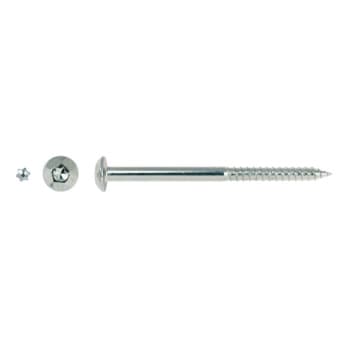 Tamperproof screw plug screw thread, zinc-plated