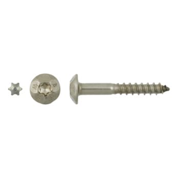 Tamperproof screw wood screw thread, A2