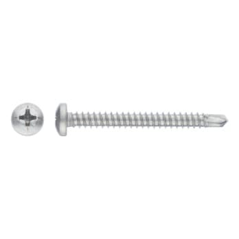 Pan head, cross recess, bimetal A2/steel tip