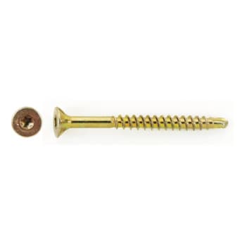 Countersunk milling head, TX, yellow zinc plated
