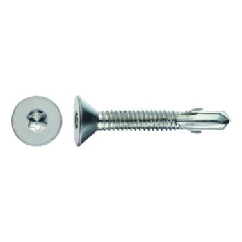 Countersunk head, TX, zinc plated