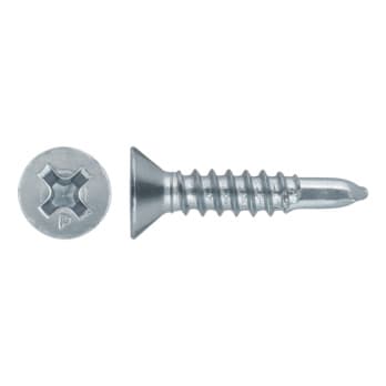 Countersunk recessed head, zinc plated