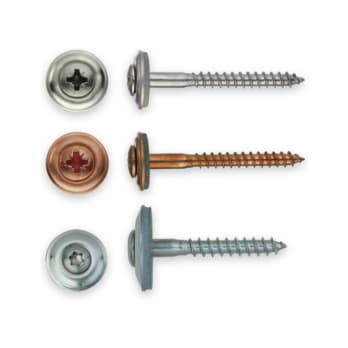 Self-tapping screws with sealing washer