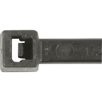 Cable ties with plastic latch, UV-stabilised