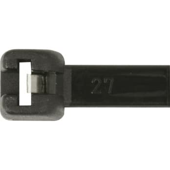 Cable ties with metal latch, PA 6.6