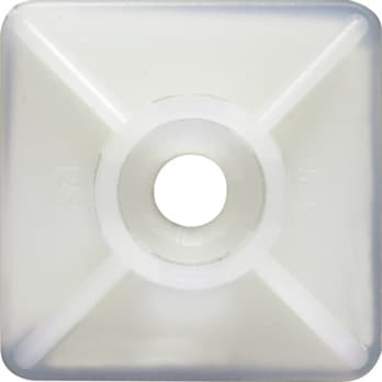Cable tie anchor and self-adhesive base