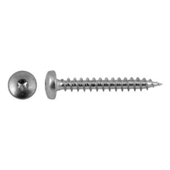 Chipboard screw, pan head, FT, TX, zinc-plated