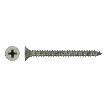 Tapping screws, DIN 7982 C, A2, recessed head