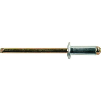 Blind rivets, round pan head, steel/steel