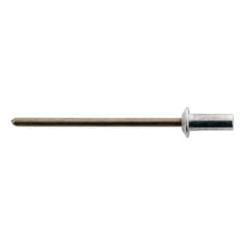Closed-end blind rivets, round pan head, aluminium/A2