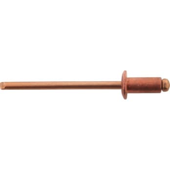 Blind rivets, round pan head, copper/bronze