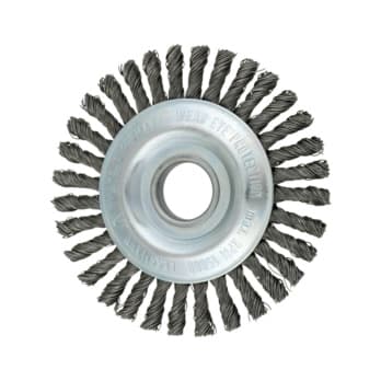 Pipeline brush - cylinder wire brush, knotted, narrow