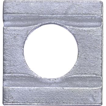 Square washers, DIN 434, zinc-plated