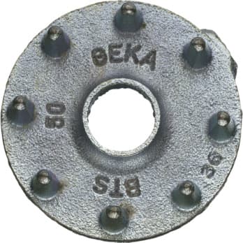 Wood connector, one-sided, malleable iron, zinc plated