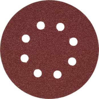 Hook-and-loop discs with 8 extraction holes