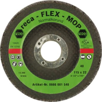 Synthetic corundum flap wheel discs