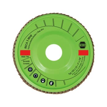 Ceramic abrasive grain flap wheel discs