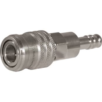 Safety coupling with grommet