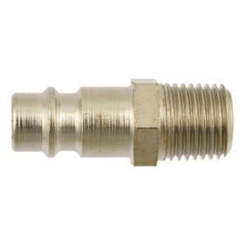 Threaded plug nipple with external thread