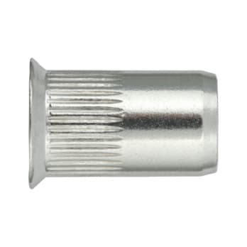 Rivet nuts, countersunk head, aluminium