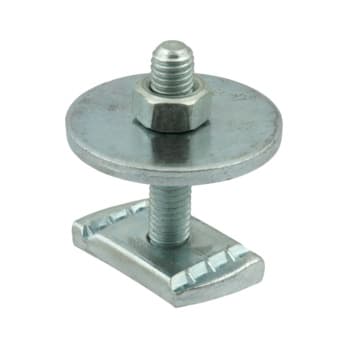 Toothed mounting rail T head bolts