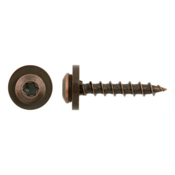 Window sill screw Coarse thread TX, A2, black-oxide
