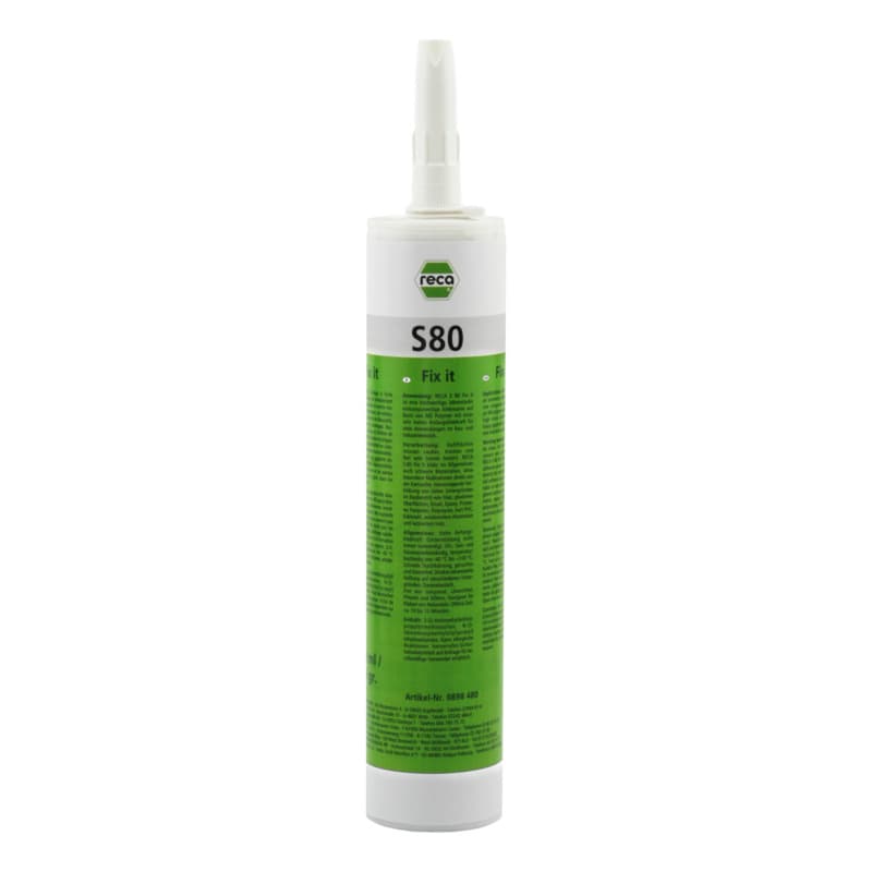S 80 fix it white, adhesive with high level of initial adhesion, 290 ml