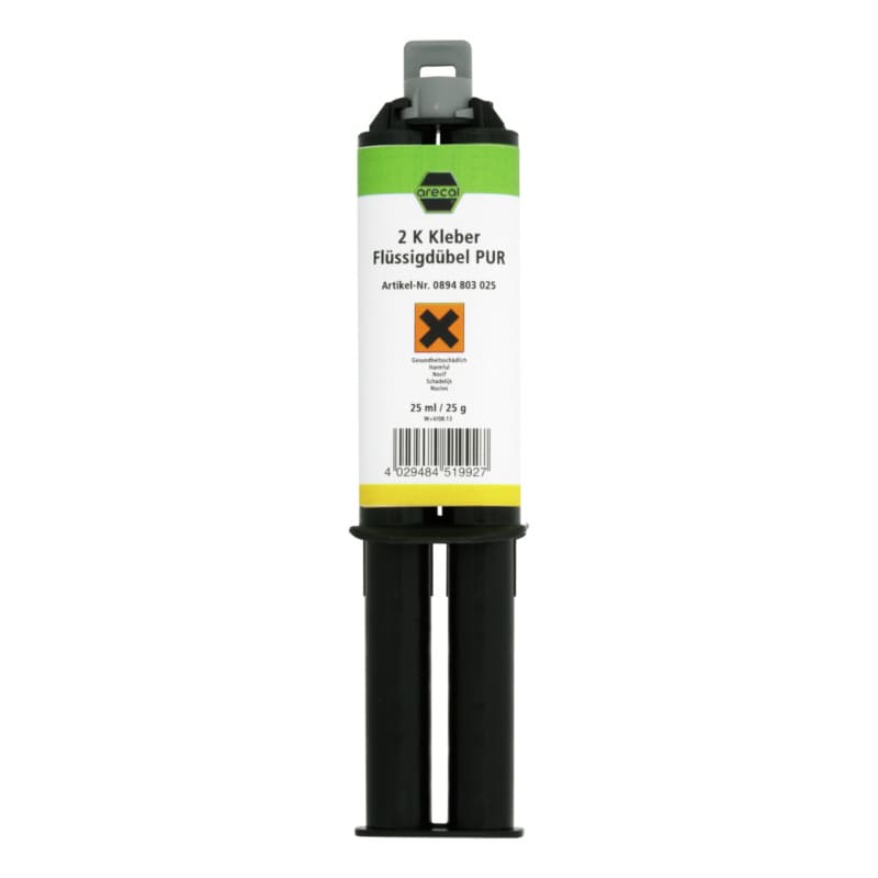 arecal 2-component adhesive, liquid anchor, polyurethane incl. 6 mixers, 25 ml