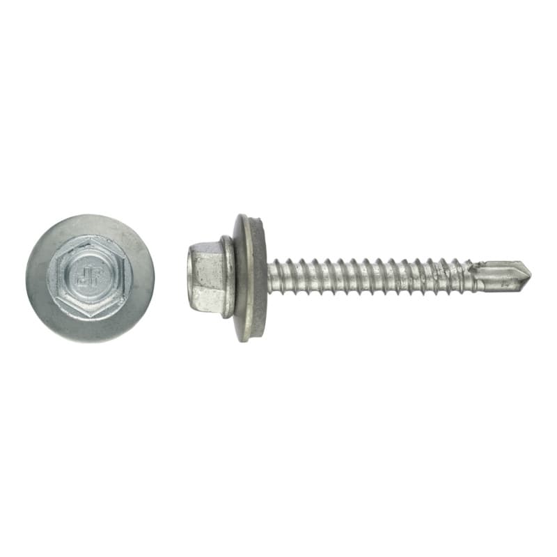 sebSta hexagon-head drilling screw, bimetal, A2/steel, RUSPERT®, 4.2 x 25