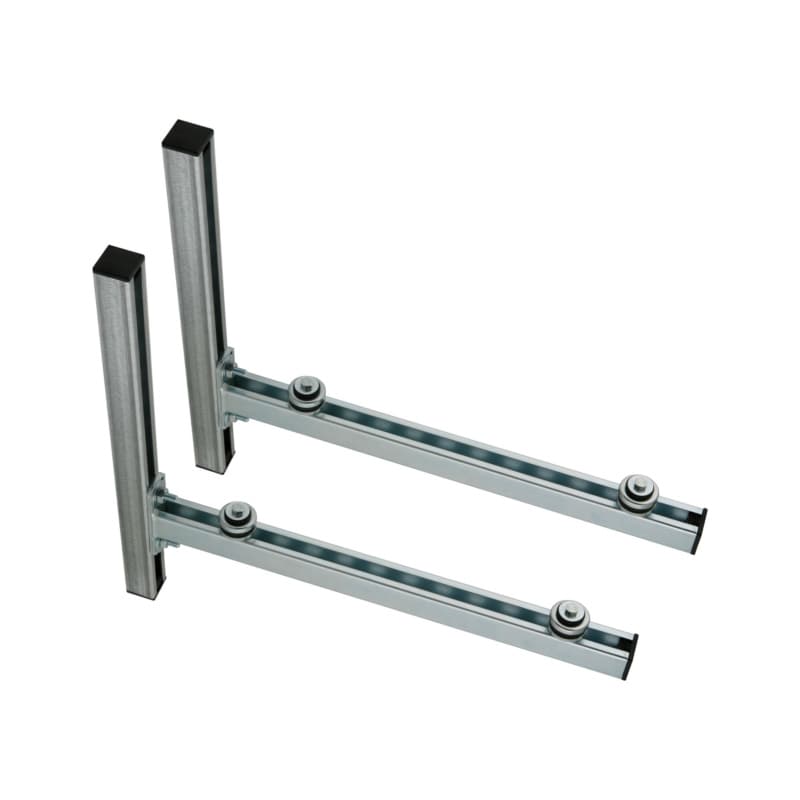 recamo bracket set 38/40 with 560 mm arm, zinc-pl., indoor use