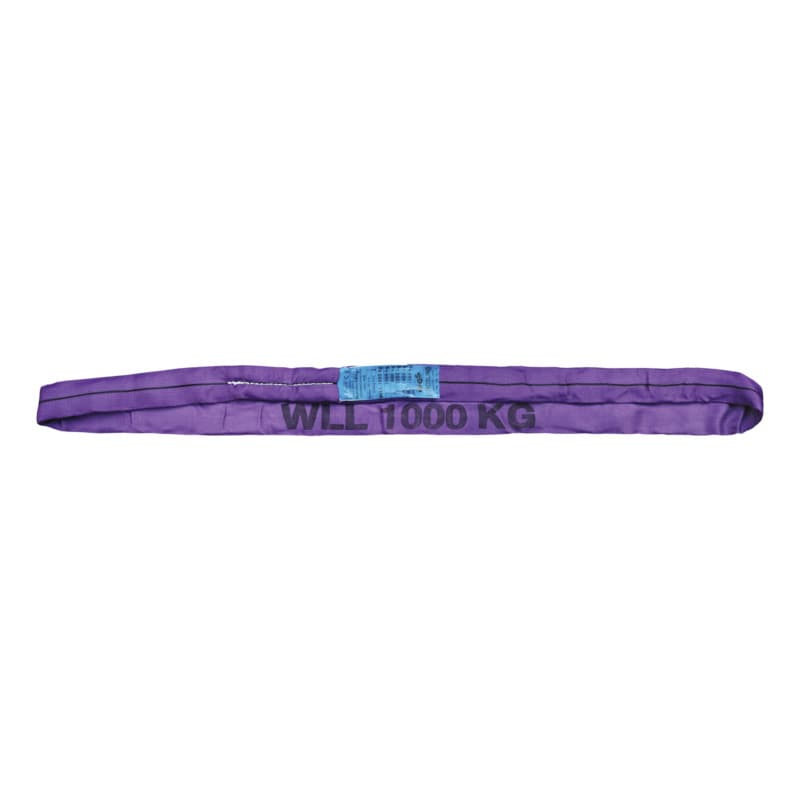 Round sling, 1000 kg, violet, usable length: 1 m, circumference: 2 m
