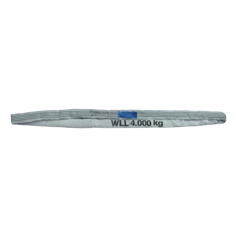 Round sling, 4000 kg, grey, 2.0 m circumference