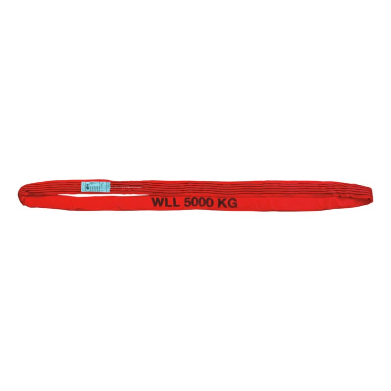Round sling, 5000 kg, red, 5.0 m circumference