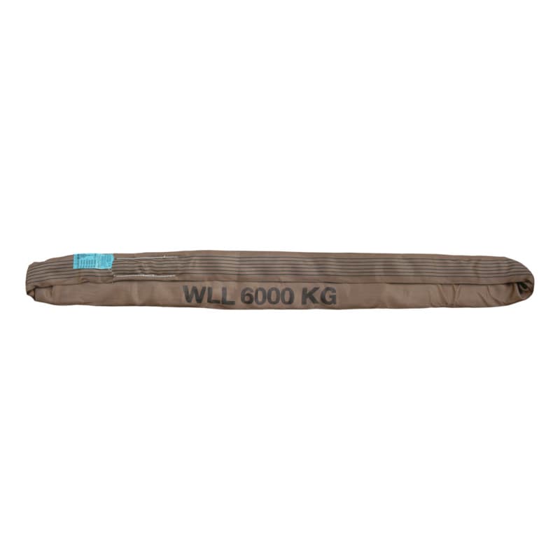 Round sling, 6000 kg, brown, 4.0 m circumference