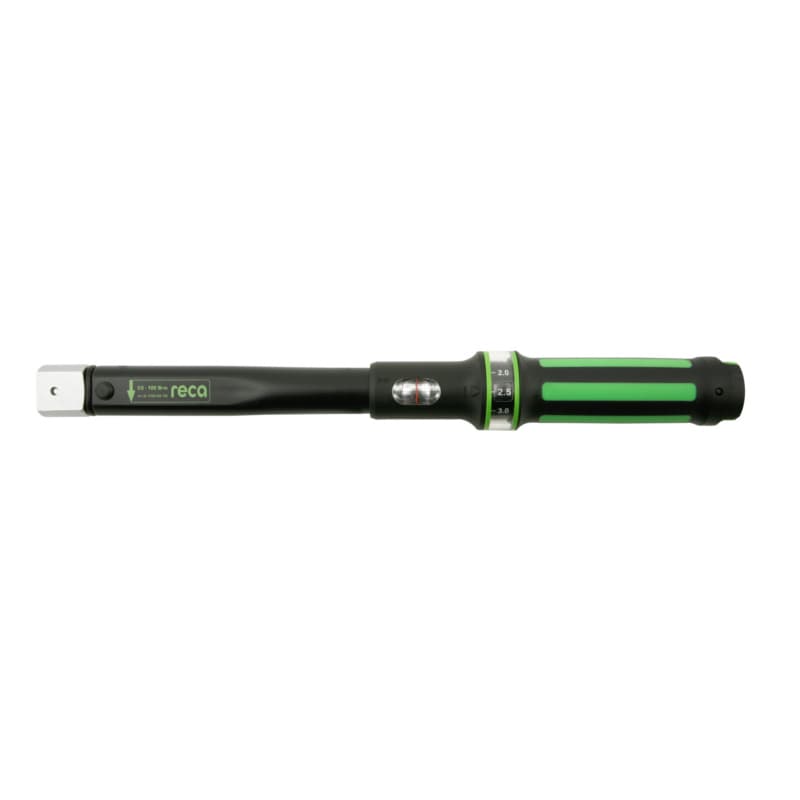 RECA torque wrench 20–100 Nm, with interchangeable system 9x12 mm 375 mm