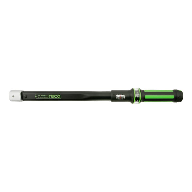 RECA torque wrench 40–200 Nm, with interchangeable system 14x18 mm 470 mm