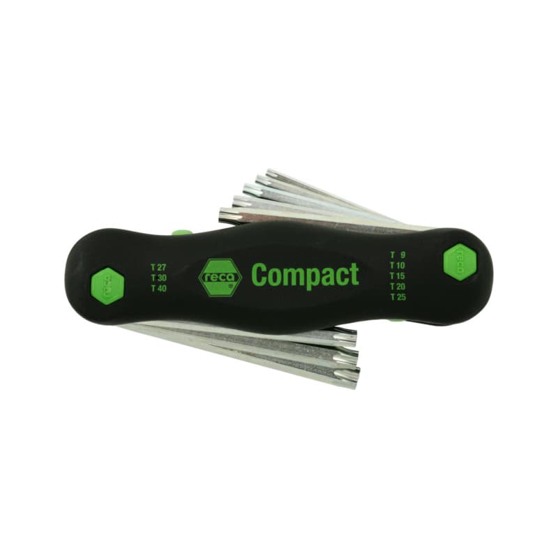 COMPACT T-handle wrench set, 8 pcs., TX