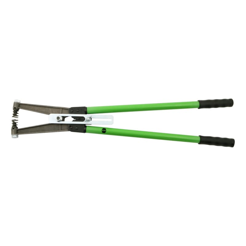 RECA trapezoidal sheet punch pliers, temp. hole punch, w. ejector springs 700 mm