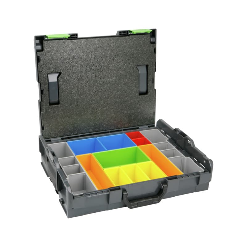 RECA Boxx IB1 102 with front handle, plastic system case  442 x 357 x 117 m