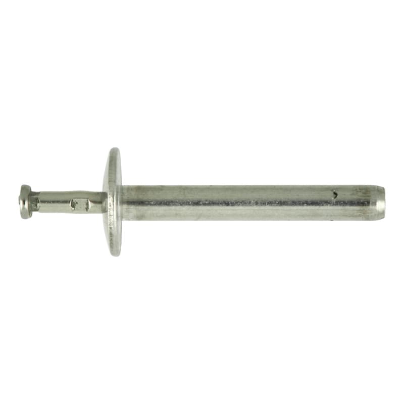 Round pan head hammer rivet, aluminium/A2, bore Ø 4.9, 4.8 x 16.0