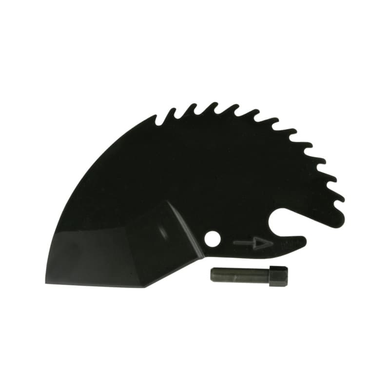 Blade for plastic pipe shears with spare axle 26 mm (1 inch)
