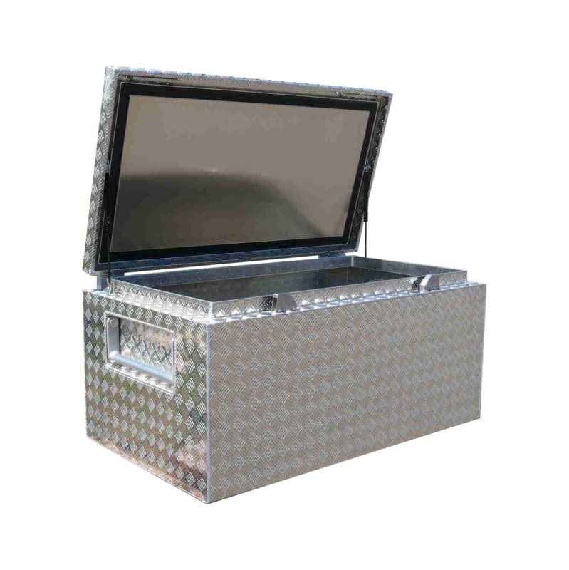 Storage box 1000 with folding handles, 1000 x 650 x 600 mm (L x W x H)