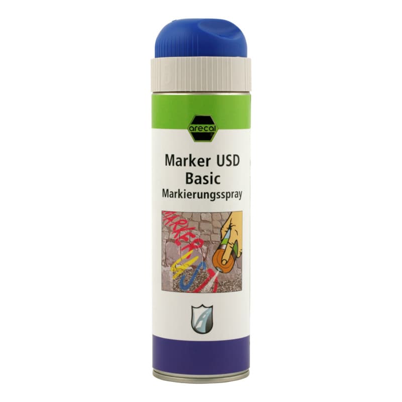 arecal MARKER USD BASIC marking spray, blue 500 ml